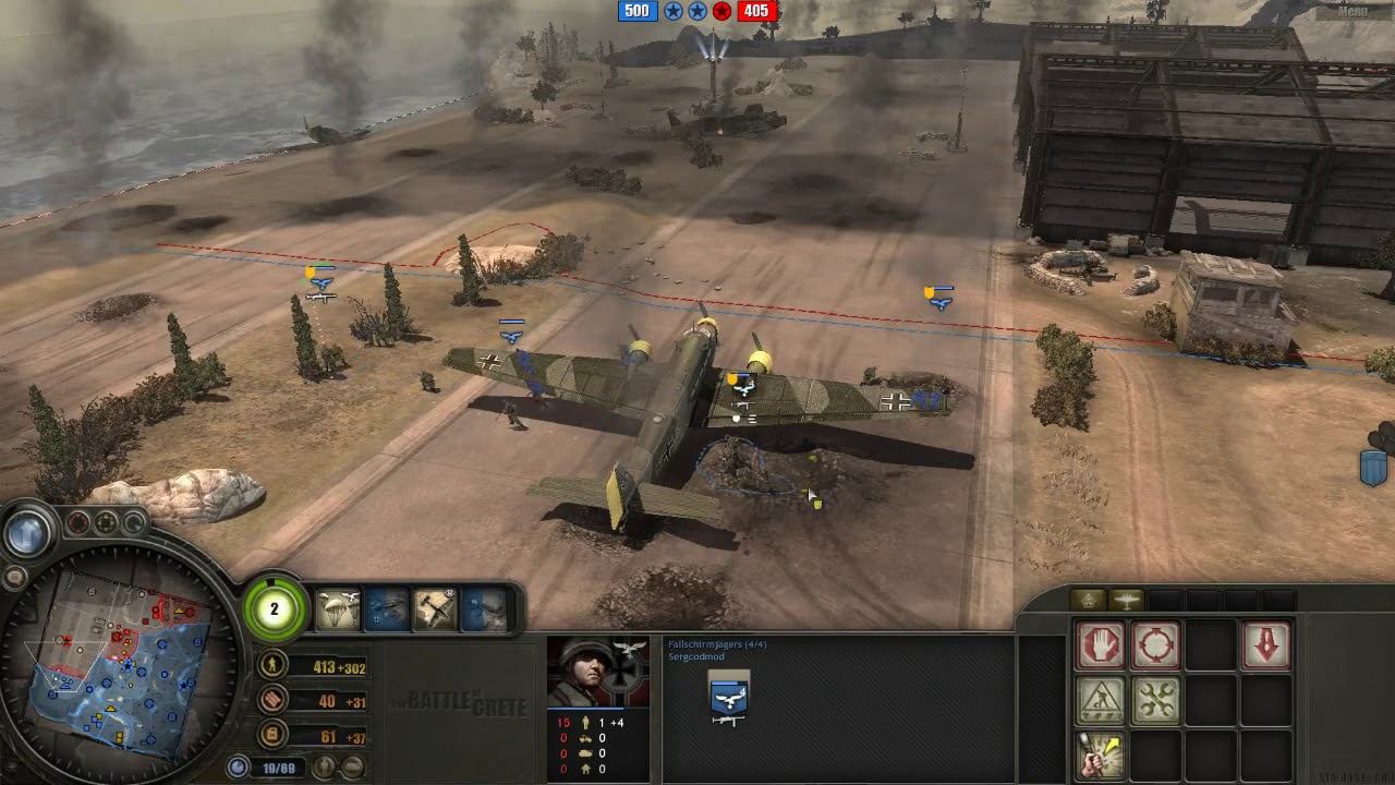 Battle of Crete mod (3.7.14) PvP, 2x2 Heraklion airfield map #5 смотреть онлайн