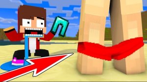 Случайно зашёл не в ту дверь в Майнкрафте, мультфильм