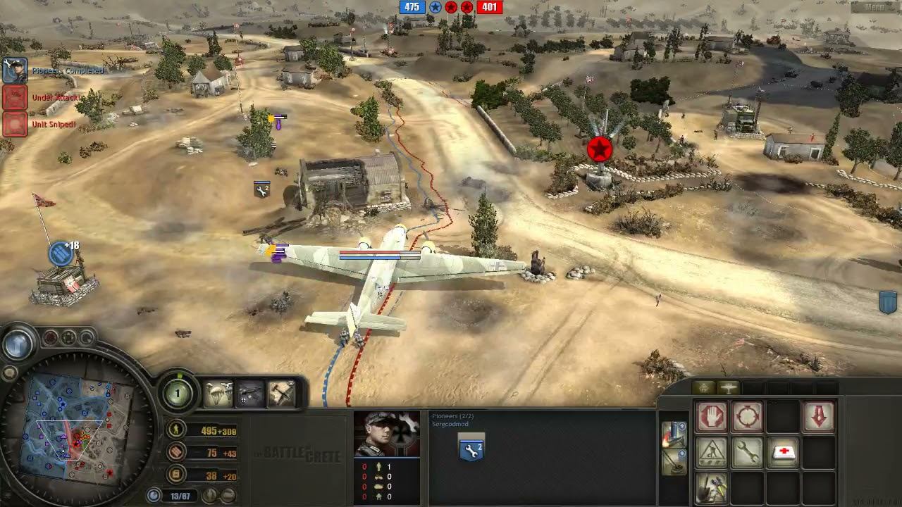 Battle of Crete mod (3.9.7) PvP, 2x2 Maleme map #1 смотреть онлайн