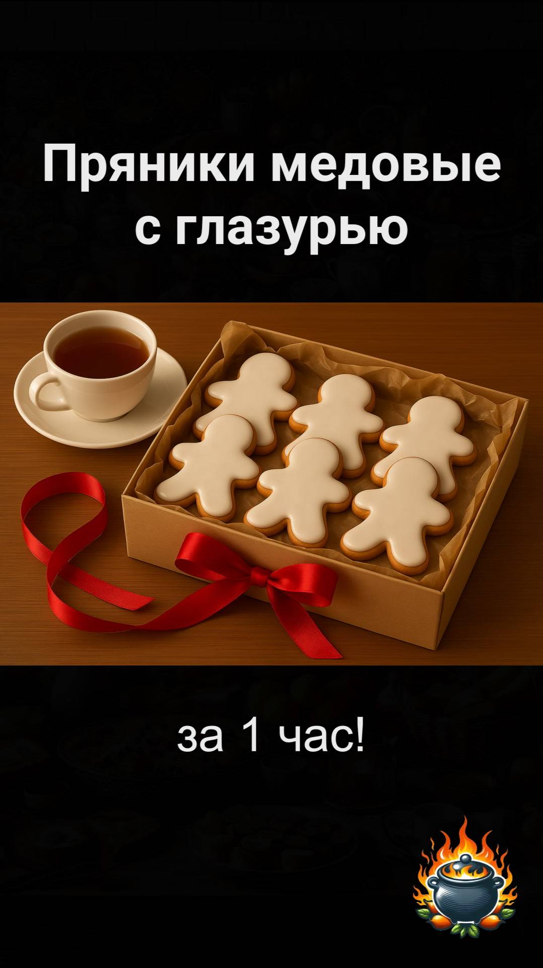 Пряники медовые с глазурью