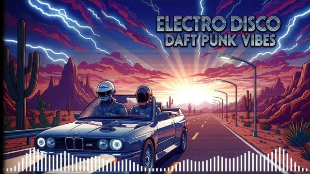 💿 Daft Punk AT NEON BEACH 🎧 Sunset Funk X Chill Disco X Daft Punk Vibes!