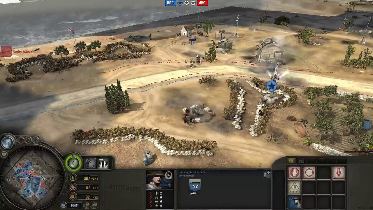 Battle of Crete mod (3.7.11) PvP, 2x2 Maleme map #18 смотреть онлайн