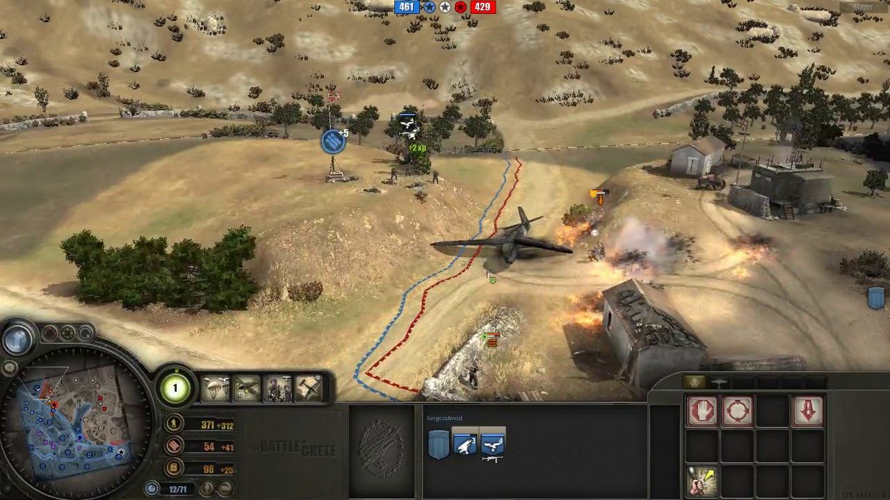 Battle of Crete mod (3.8.12) PvP, 2x2 Maleme map #22 смотреть онлайн
