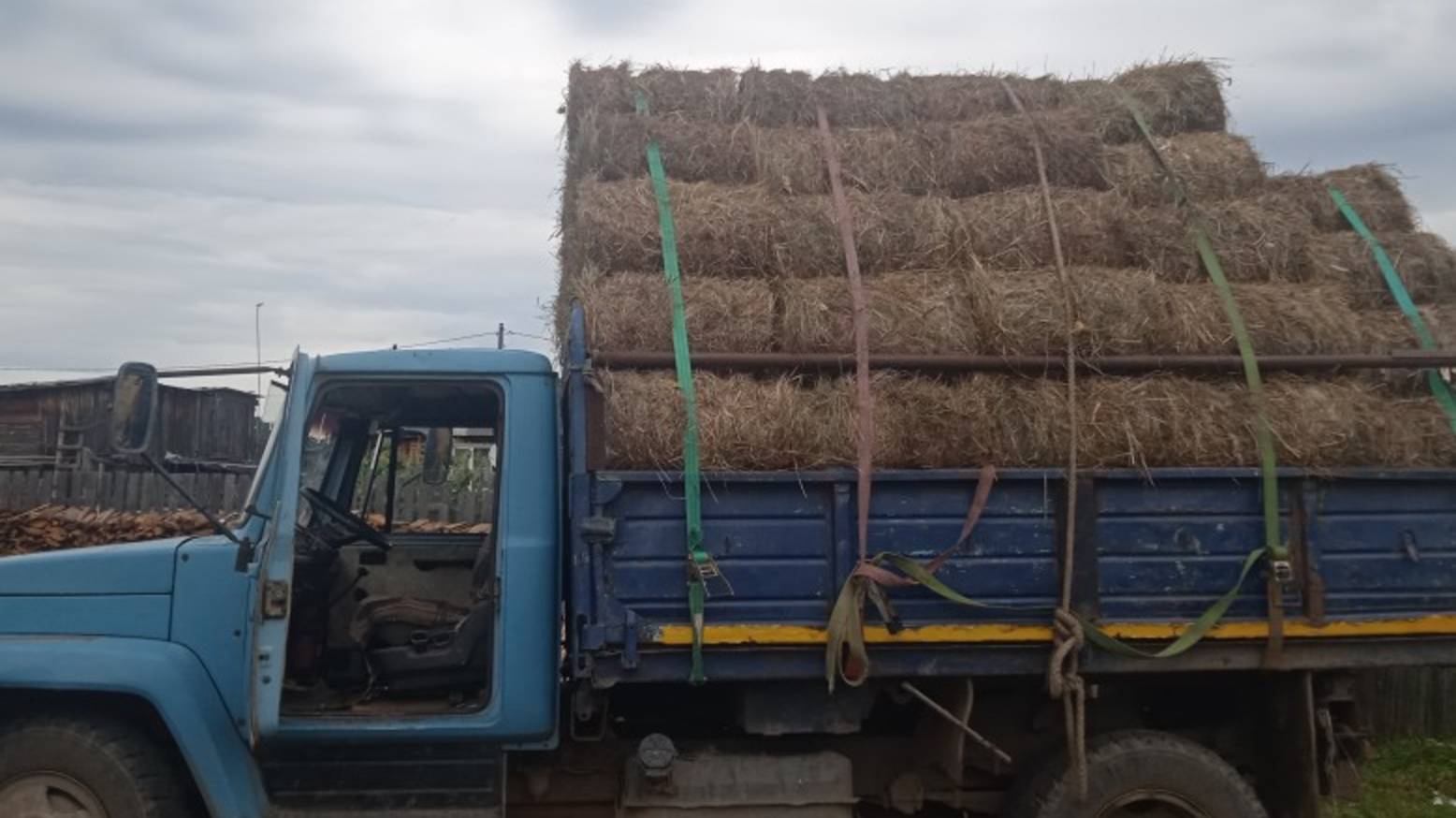Газ 3307.Сено на досушку после дождей. Вывез всë сено с поля. Чем накрываю сено. смотреть онлайн
