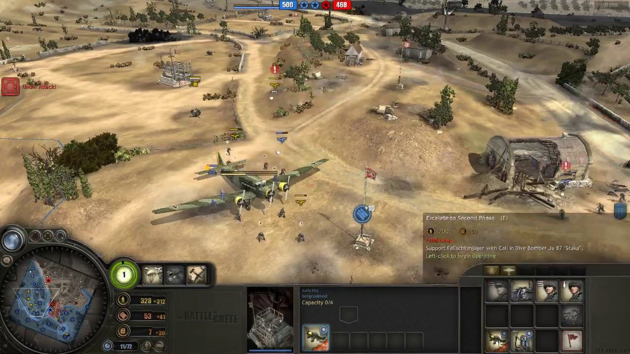 Battle of Crete mod (3.7.12) PvP, 2x2 Maleme map #17 смотреть онлайн