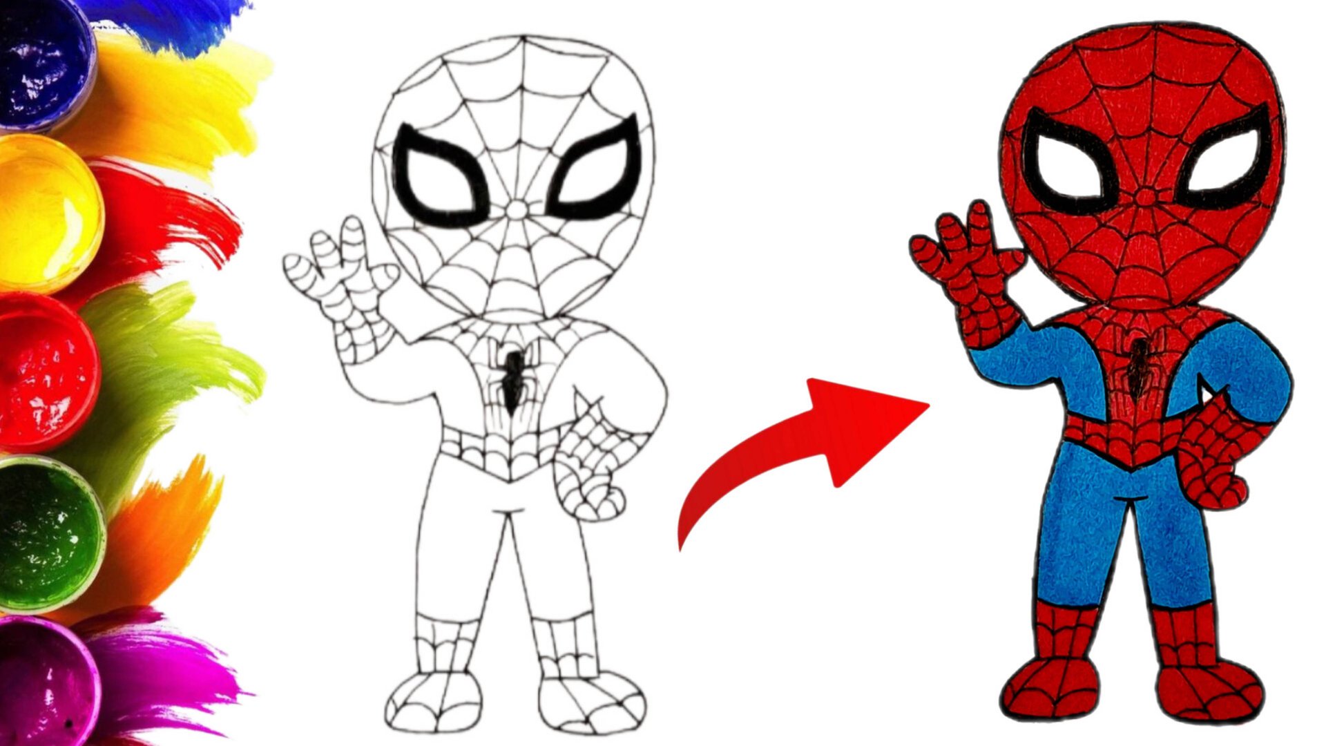 Как нарисовать Человека паука смотреть онлайн