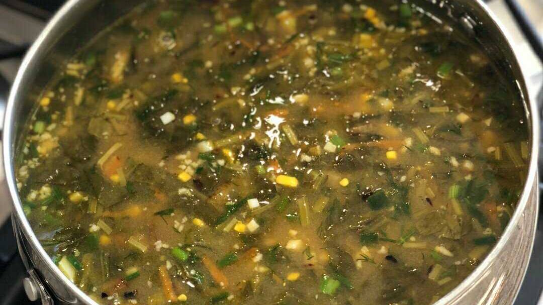 Зеленый борщ из консервированного щавеля смотреть онлайн