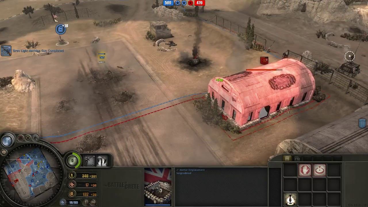 Battle of Crete mod (3.7.11) PvP, 2x2 Heraklion airfield map #6 смотреть онлайн