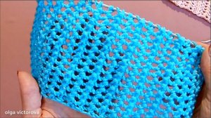 506 ДВУСТОРОННИЙ ОДНОРЯДНЫЙ АЖУРНЫЙ УЗОР Вязание Узоры спицами