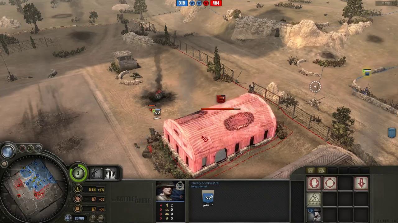 Battle of Crete mod (3.7.10) PvP, 2x2 Heraklion airfield map #11 смотреть онлайн