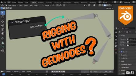 Wait, I Can Rig with Geometry Nodes? Using a node tree to drive an armature in Blender смотреть онлайн
