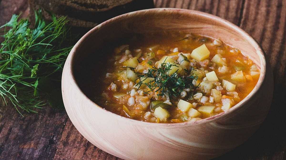 Рассольник с грибами и квашеными огурцами смотреть онлайн