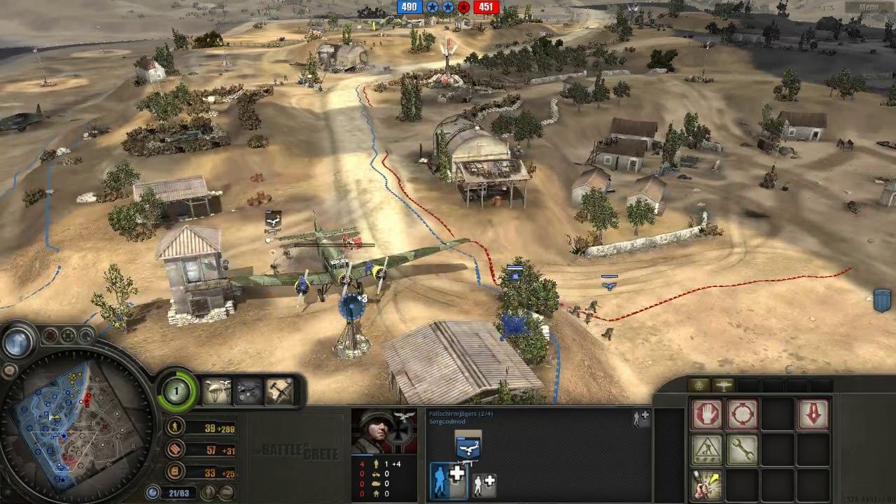 Battle of Crete mod (3.8.7) PvP, 2x2 Maleme map #8 смотреть онлайн