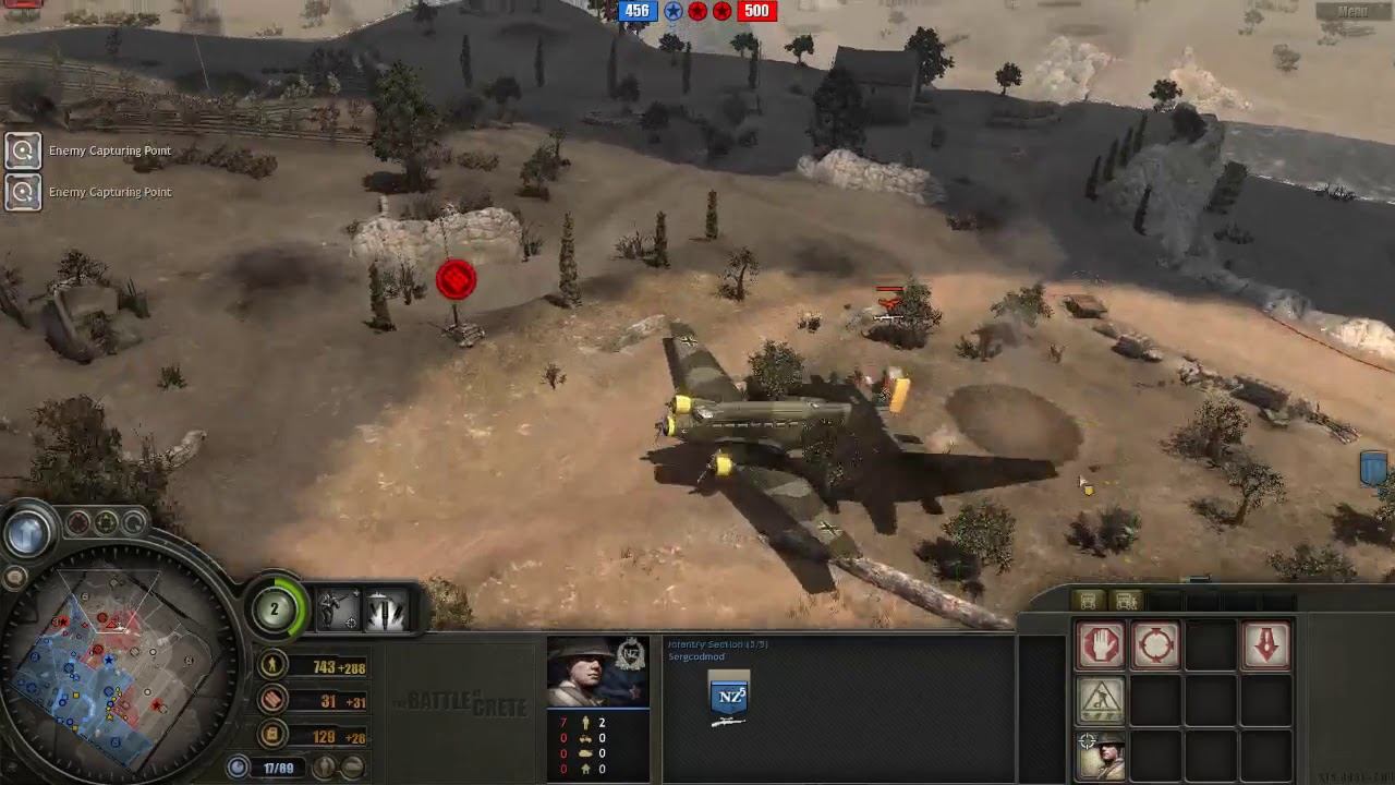 Battle of Crete mod (3.8.7) PvP, 2x2 Heraklion airfield map #24 смотреть онлайн