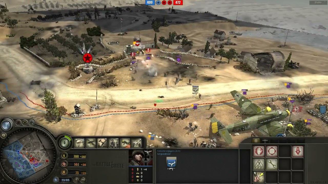 Battle of Crete mod (3.9.8) PvP, 2x2 Maleme map #6 смотреть онлайн