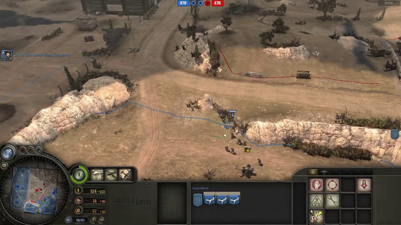 Battle of Crete mod (3.7.10) PvP, 2x2 Heraklion airfield map #12 смотреть онлайн