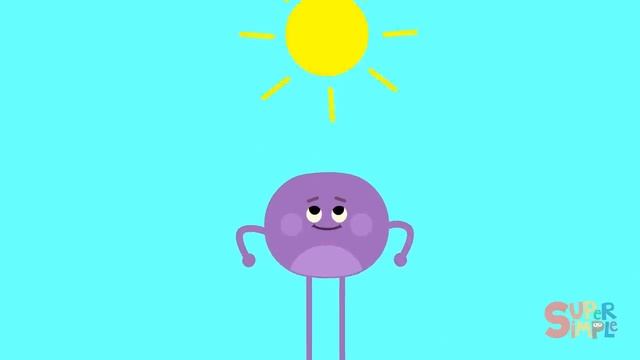 Red Yellow Green Blue _ Featuring The Bumble Nums _ Super Simple Songs