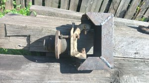 самодельный минитрактор поворотный узел (видео 10)