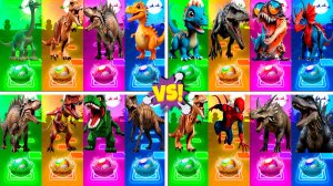 Динозавры МЕГАМИКС 85-88 уровни - Мультики про Динозавров | МУЛЬТФИЛЬМЫ ДИНОЗАВРЫ в Tiles Hop