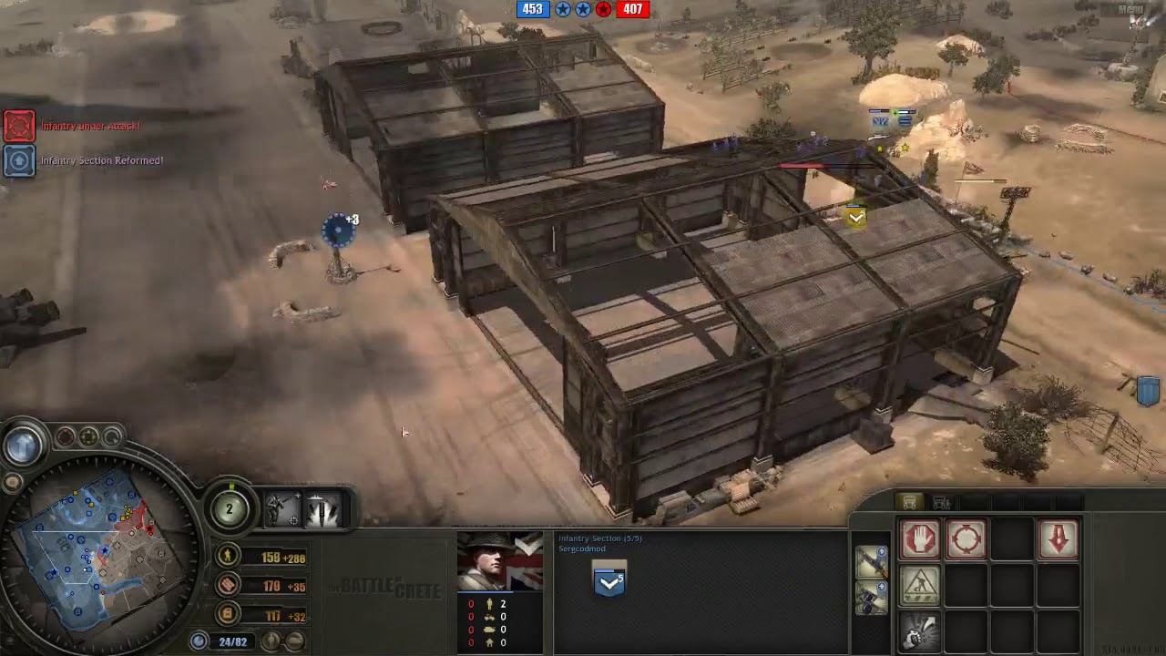 Battle of Crete mod (3.7.15) PvP, 2x2 Heraklion airfield map #9 смотреть онлайн