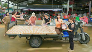 Куриная ферма и сельский рынок. Жизнь во Вьетнаме