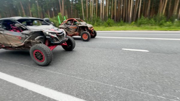 КТО БЫСТРЕЕ? BRP Maverick vs Polaris RZR. Выходные в Советске.