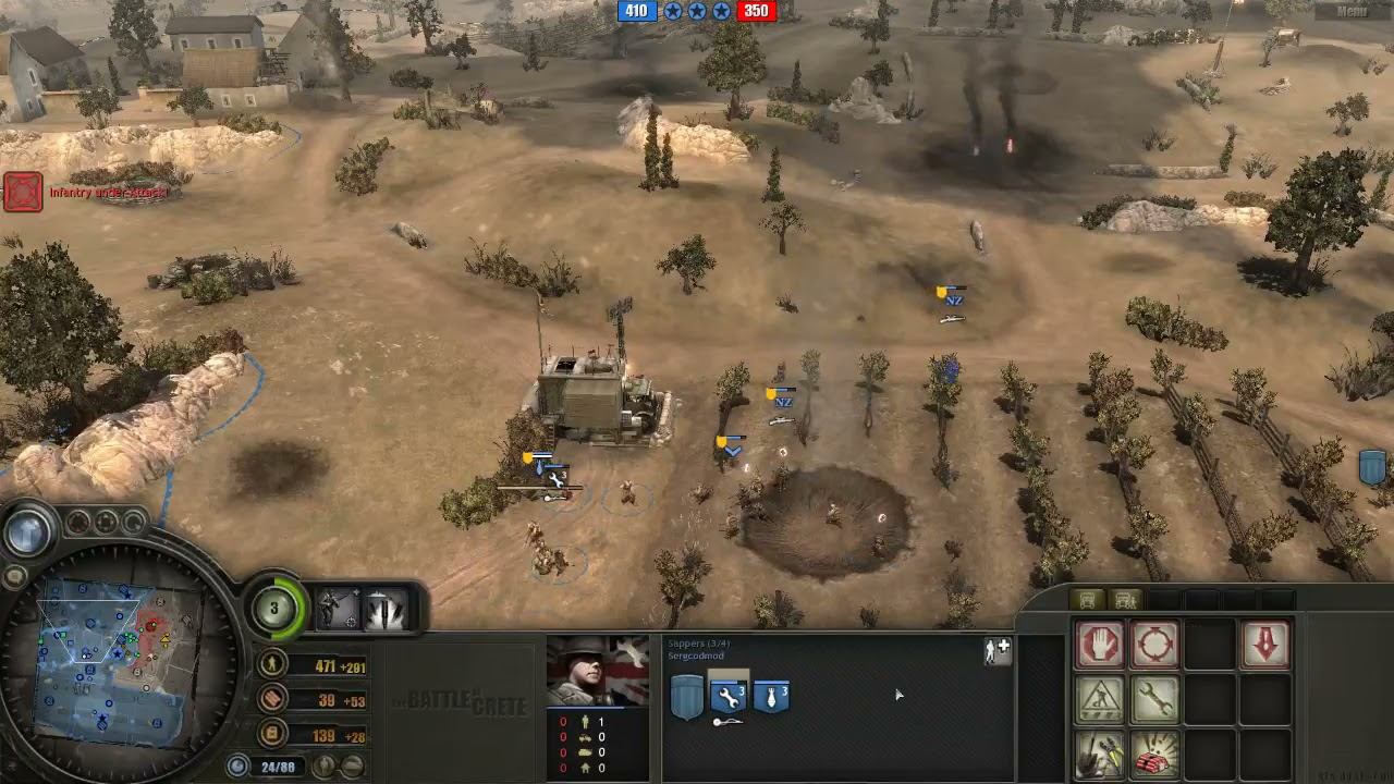 Battle of Crete mod (3.9.7) PvP, 2x2 Heraklion airfield map #4 смотреть онлайн