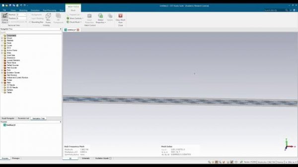 3 Time Domain Solver в CST Studio Suite2021 пример простеишеи ан