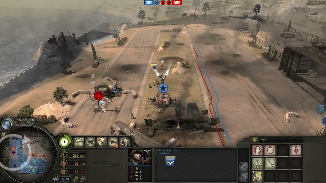 Battle of Crete mod (3.9.6) PvP, 2x2 Heraklion airfield map #6 смотреть онлайн