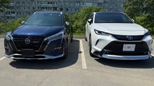 NISSAN KICKS против TOYOTA HARRIER❗️Кто быстрее❓