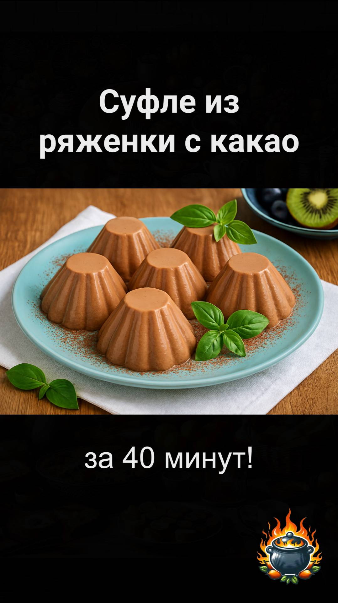 Суфле из ряженки с какао