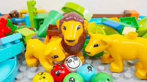 ИГРАЕМ С ШАРИКАМИ КАТАЕМ С ГОРКИ ВИДЕО МУЛЬТИКИ ДЛЯ ДЕТЕЙ КАНАЛ ИГРАЛКИ-ЗАЛИПАЛКИ