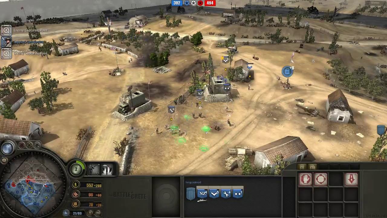 Battle of Crete mod (3.8.7) PvP, 2x2 Maleme map #1 смотреть онлайн
