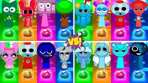 ВСЕ СПРУНКИ МЕГАМИКС 21-24 уровни - Мультики про Спрунке | МУЛЬТФИЛЬМЫ SPRUNKI в Tiles Hop