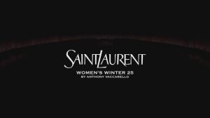 Показ женской коллекции Saint Laurent осень-зима 2024-2025