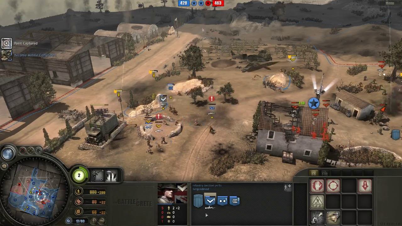 Battle of Crete mod (3.7.12) PvP, 2x2 Heraklion airfield map #35 смотреть онлайн