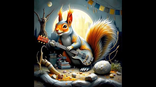 У бельчонка день рождения