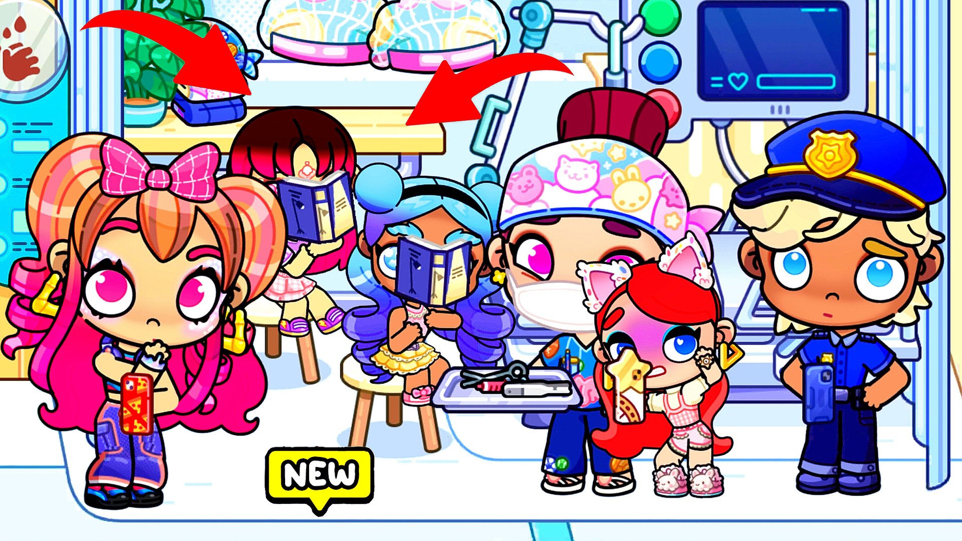 БОЛЬНИЧНАЯ ИСТОРИЯ С УКОЛАМИ 💉 ♥️Аватар Ворлд♥️