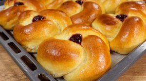 Бесподобные БУЛОЧКИ с начинкой! Лучший РЕЦЕПТ дрожжевого теста! ВЫПЕЧКА пышная и мягкая!