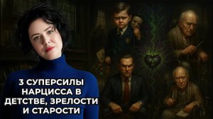 3 суперсилы Нарцисса в детстве, зрелости и старости