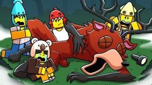 МОНСТР ОЛЕНЬ УМИРАЕТ... мультики роблокс | Робуксы по ссылке в описании к видео!