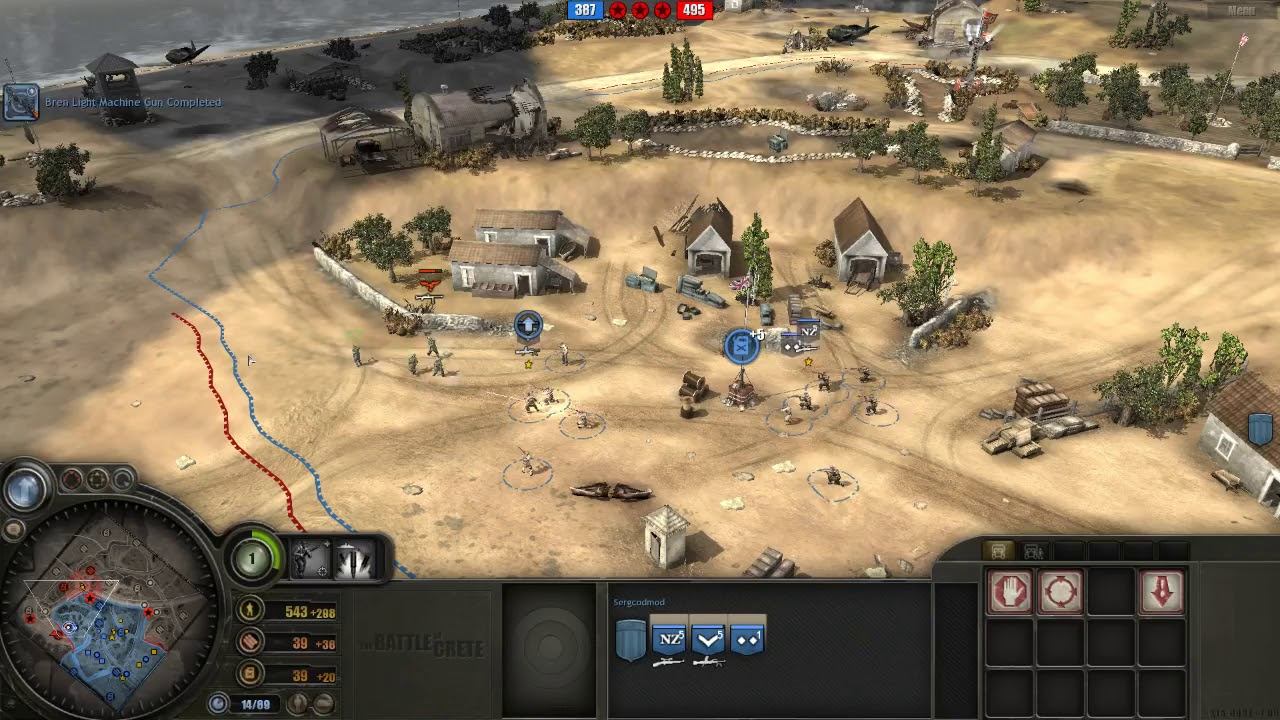 Battle of Crete mod (3.8.7) PvP, 2x2 Maleme map #23 смотреть онлайн