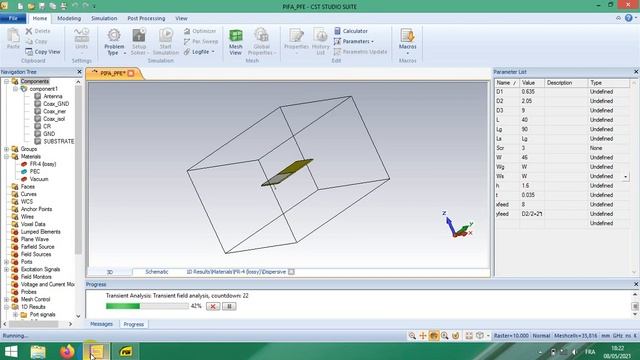 PIFA antenna Design using CST studio part2 смотреть онлайн