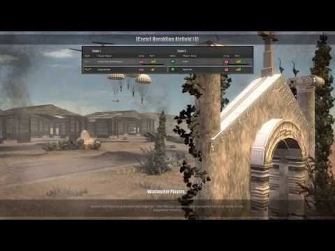 Battle of Crete mod (3.8.8) PvP, 2x2 Heraklion airfield map #3 смотреть онлайн