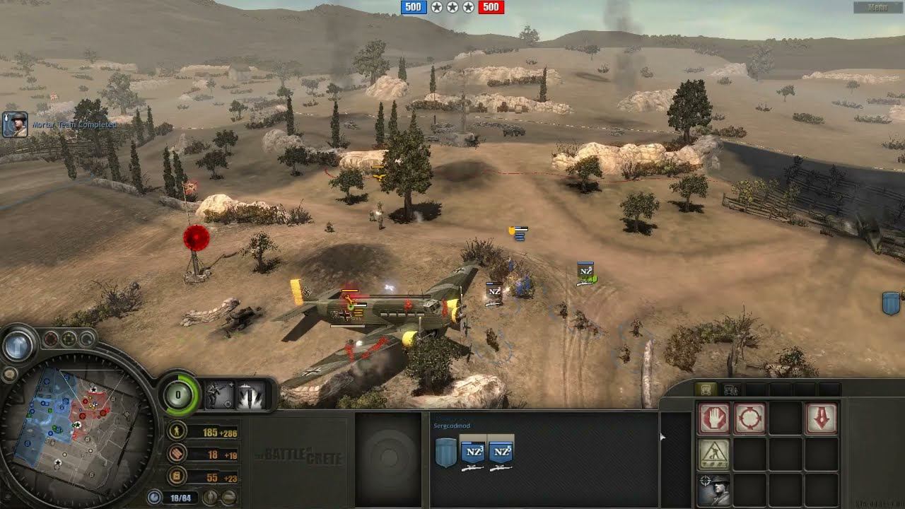 Battle of Crete mod (3.9.8) PvP, 2x2 Heraklion airfield map #4 смотреть онлайн