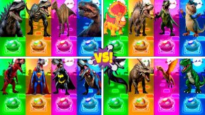 Динозавры МЕГАМИКС 53-56 уровни - Мультики про Динозавров | МУЛЬТФИЛЬМЫ ДИНОЗАВРЫ в Tiles Hop