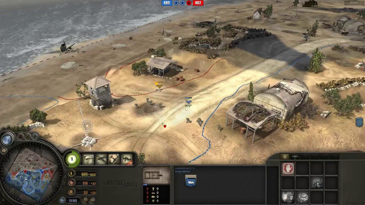 Battle of Crete mod (3.8.7) PvP, 2x2 Maleme map #40 смотреть онлайн