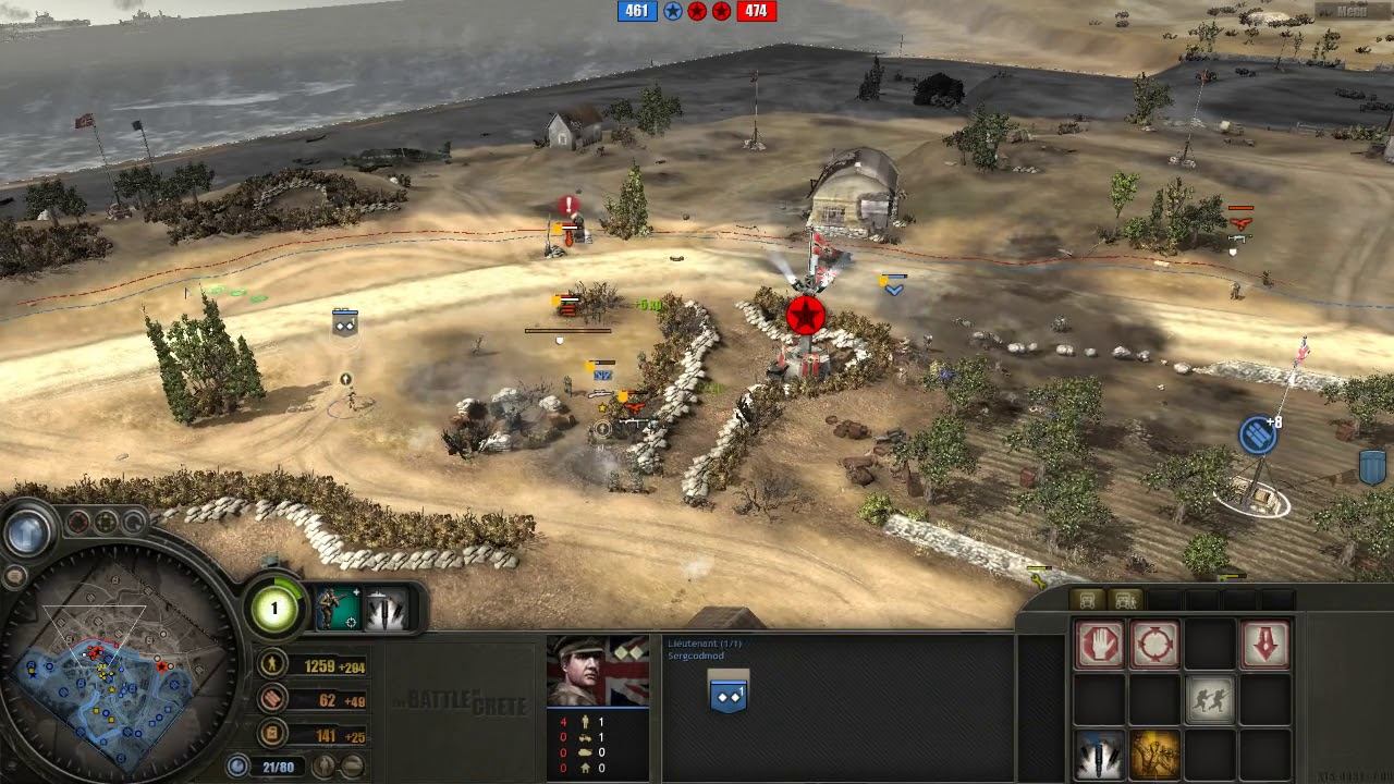 Battle of Crete mod (3.8.7) PvP, 2x2 Maleme map #14 смотреть онлайн