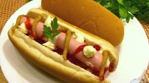 Хот-дог в микроволновке – пошаговый рецепт приготовления