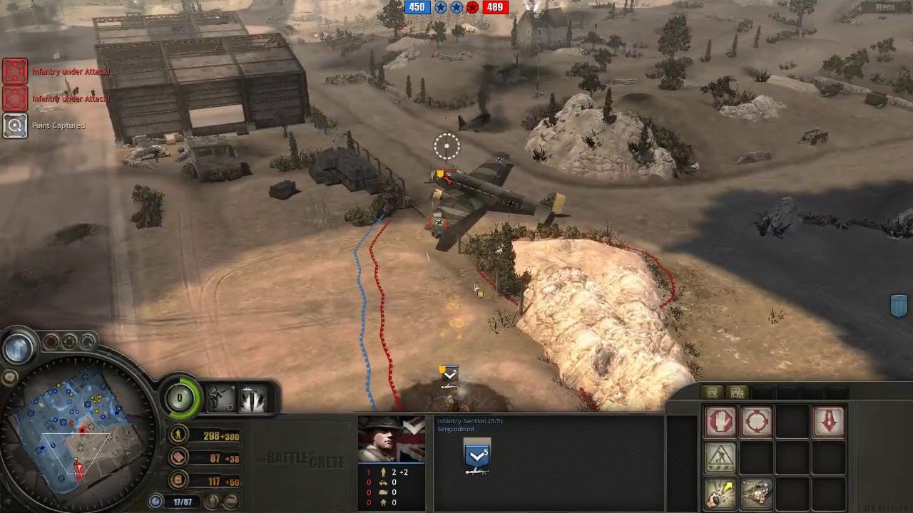 Battle of Crete mod (3.7.15) PvP, 2x2 Heraklion airfield map #10 смотреть онлайн